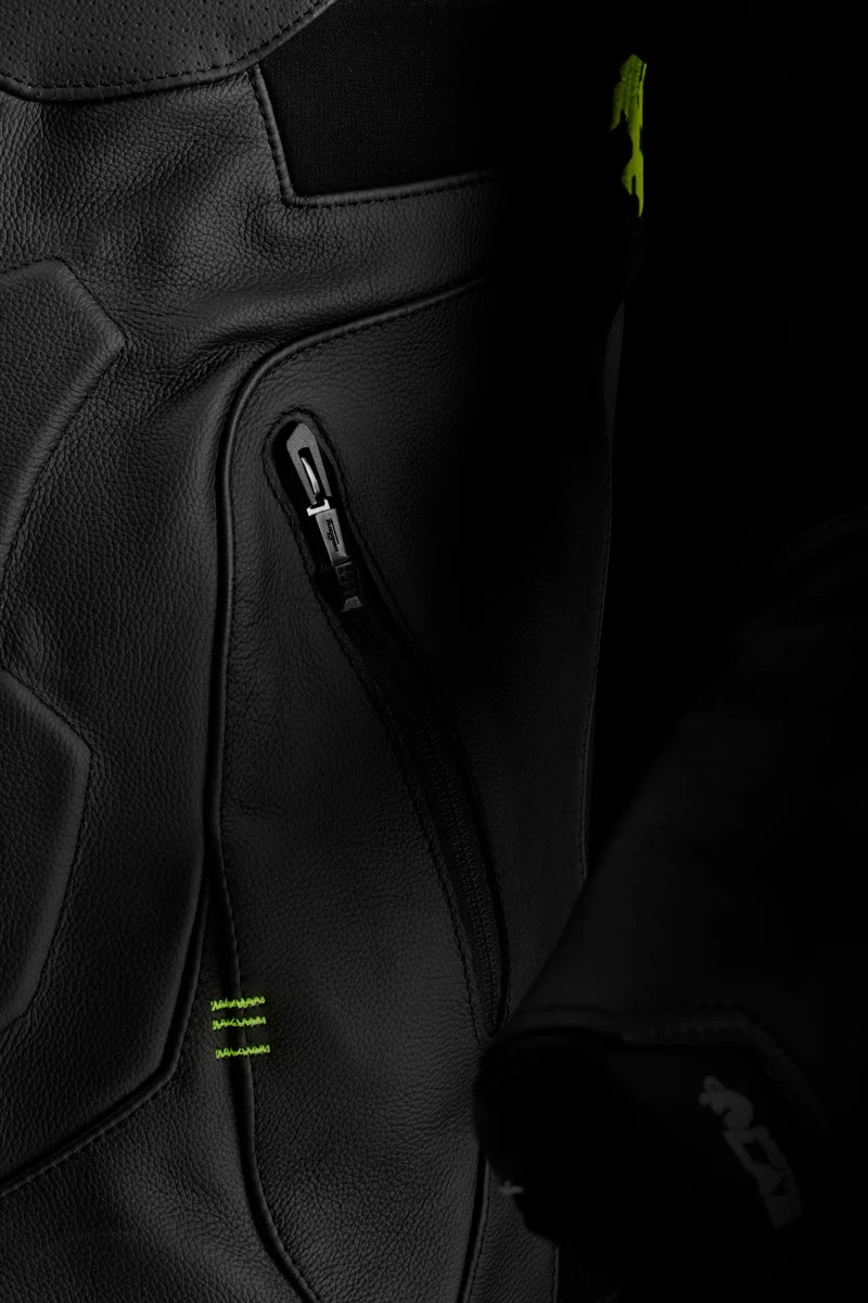 Blouson Moto Sport Furygan RAPTOR EVO 3 — CE AAA Référence Sport Noir-Jaune stab
