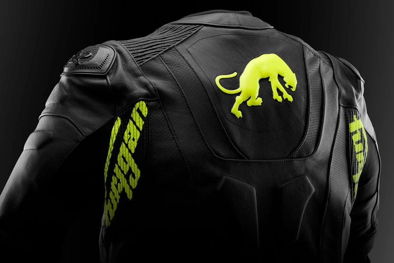Blouson Moto Sport Furygan RAPTOR EVO 3 — CE AAA Référence Sport Noir-Jaune stab