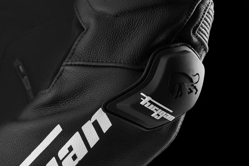 Blouson Moto Sport Furygan RAPTOR EVO 3 — CE AAA Référence Sport Noir-Blanc-Blanc