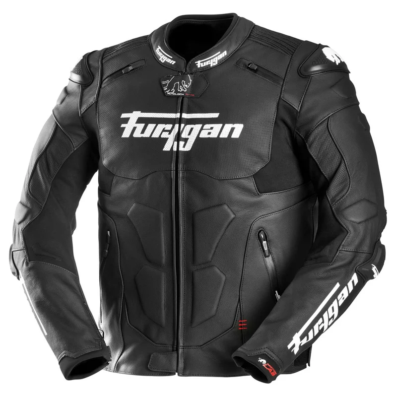 Blouson Moto Sport Furygan RAPTOR EVO 3 — CE AAA Référence Sport Noir-Blanc