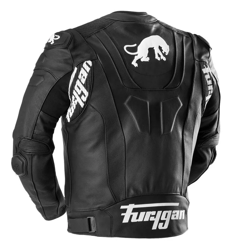 Blouson Moto Sport Furygan RAPTOR EVO 3 — CE AAA Référence Sport Noir-Blanc
