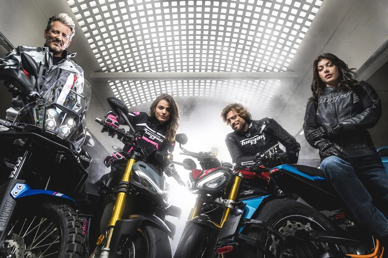 Blouson Moto Sport Furygan RAPTOR EVO 3 — CE AAA Référence Sport Noir-Blanc