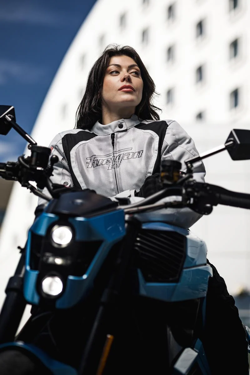 Blouson Moto Femme Furygan ODESSA VENTED 3IN1 Pearl-Noir — CE A