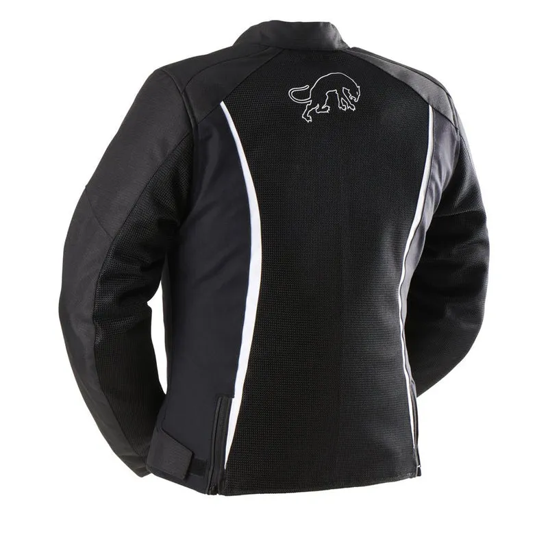 Blouson Moto Femme Furygan ODESSA VENTED 3IN1 Noir-Blanc — CE A