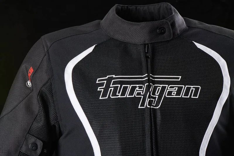 Blouson Moto Femme Furygan ODESSA VENTED 3IN1 Noir-Blanc — CE A