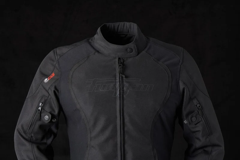 Blouson Moto Femme Furygan ODESSA Noir-Noir — CE AA