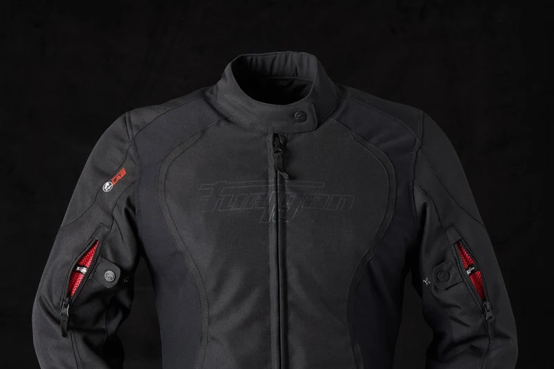 Blouson Moto Femme Furygan ODESSA Noir-Noir — CE AA