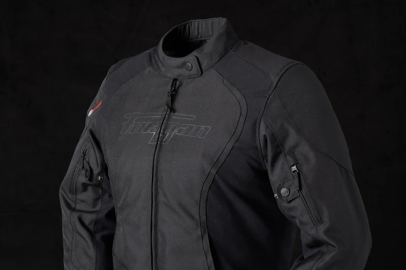 Blouson Moto Femme Furygan ODESSA Noir-Noir — CE AA