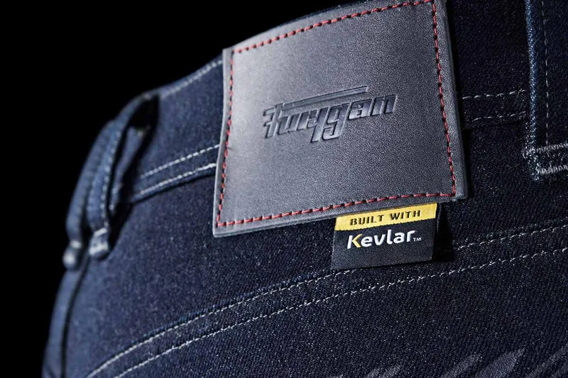 Pantalon Moto Homme Furygan TYRON X KEVLAR® SLIM Dark-Blue — CE AA | Été