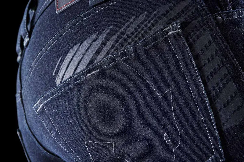 Pantalon Moto Homme Furygan TYRON X KEVLAR® SLIM Dark-Blue — CE AA | Été