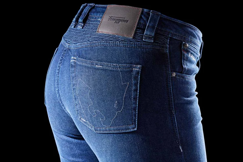Pantalon Moto Femme Furygan PURDEY EVO SLIM Blue — CE A | Été