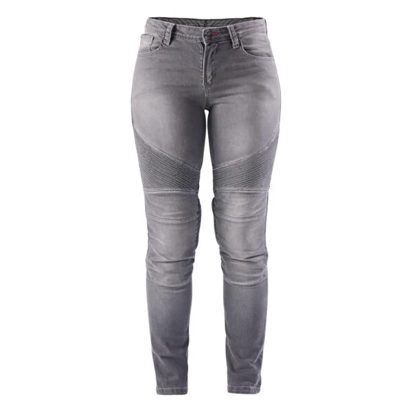 Pantalon Moto Femme Furygan PURDEY EVO SLIM Gris — CE A | Été