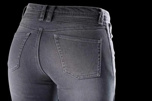 Pantalon Moto Femme Furygan PURDEY EVO SLIM Gris — CE A | Été
