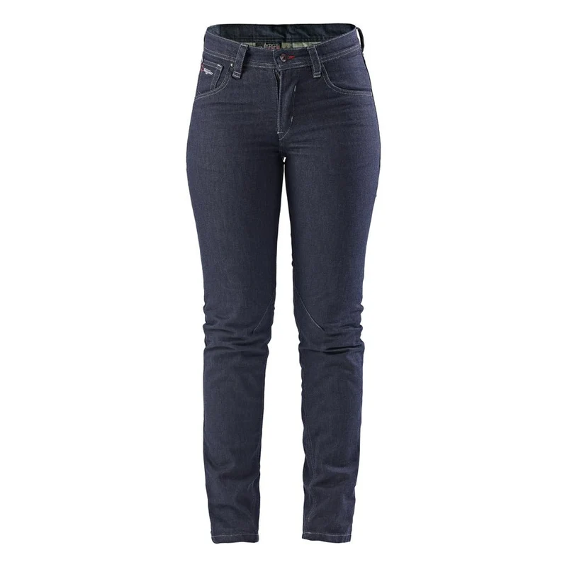 Pantalon Moto Femme Furygan NIKITA X KEVLAR® MOM FIT Dark-Blue — CE AA | Été