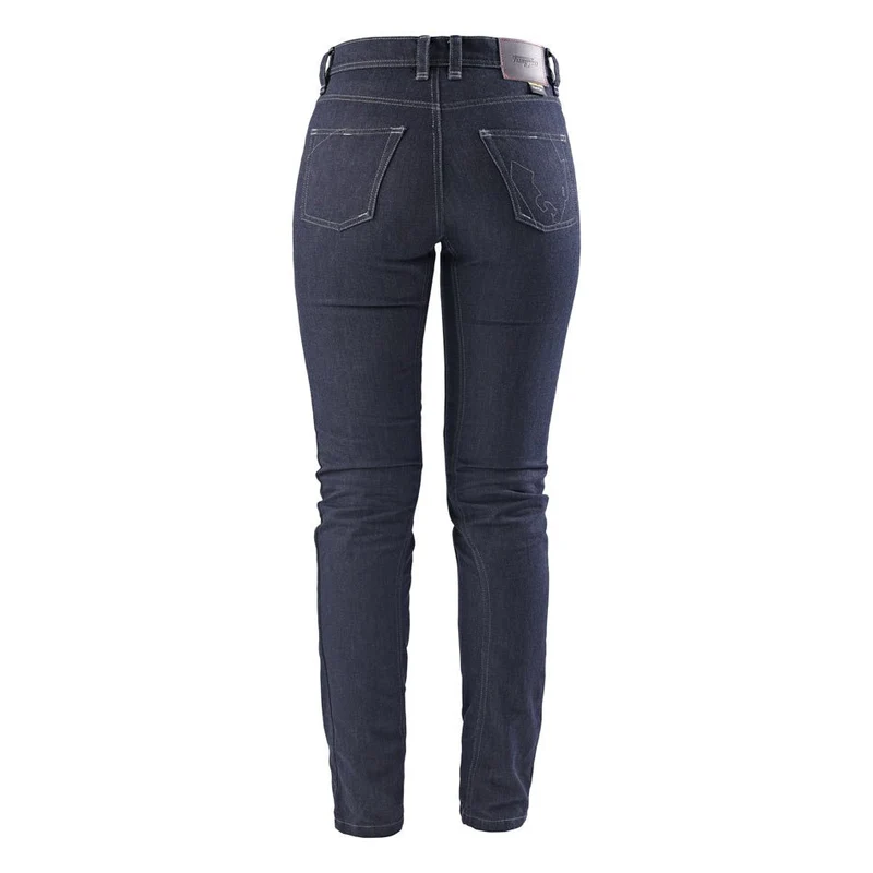 Pantalon Moto Femme Furygan NIKITA X KEVLAR® MOM FIT Dark-Blue — CE AA | Été
