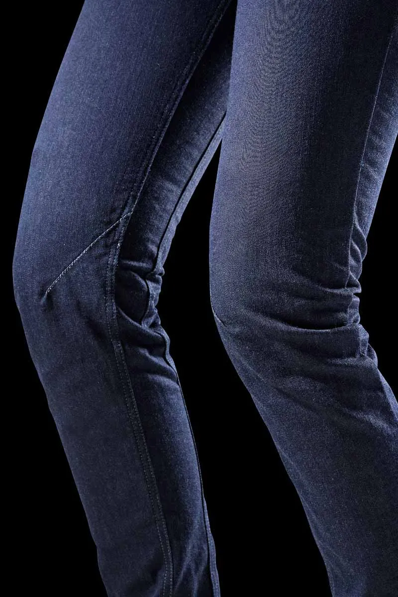 Pantalon Moto Femme Furygan NIKITA X KEVLAR® MOM FIT Dark-Blue — CE AA | Été