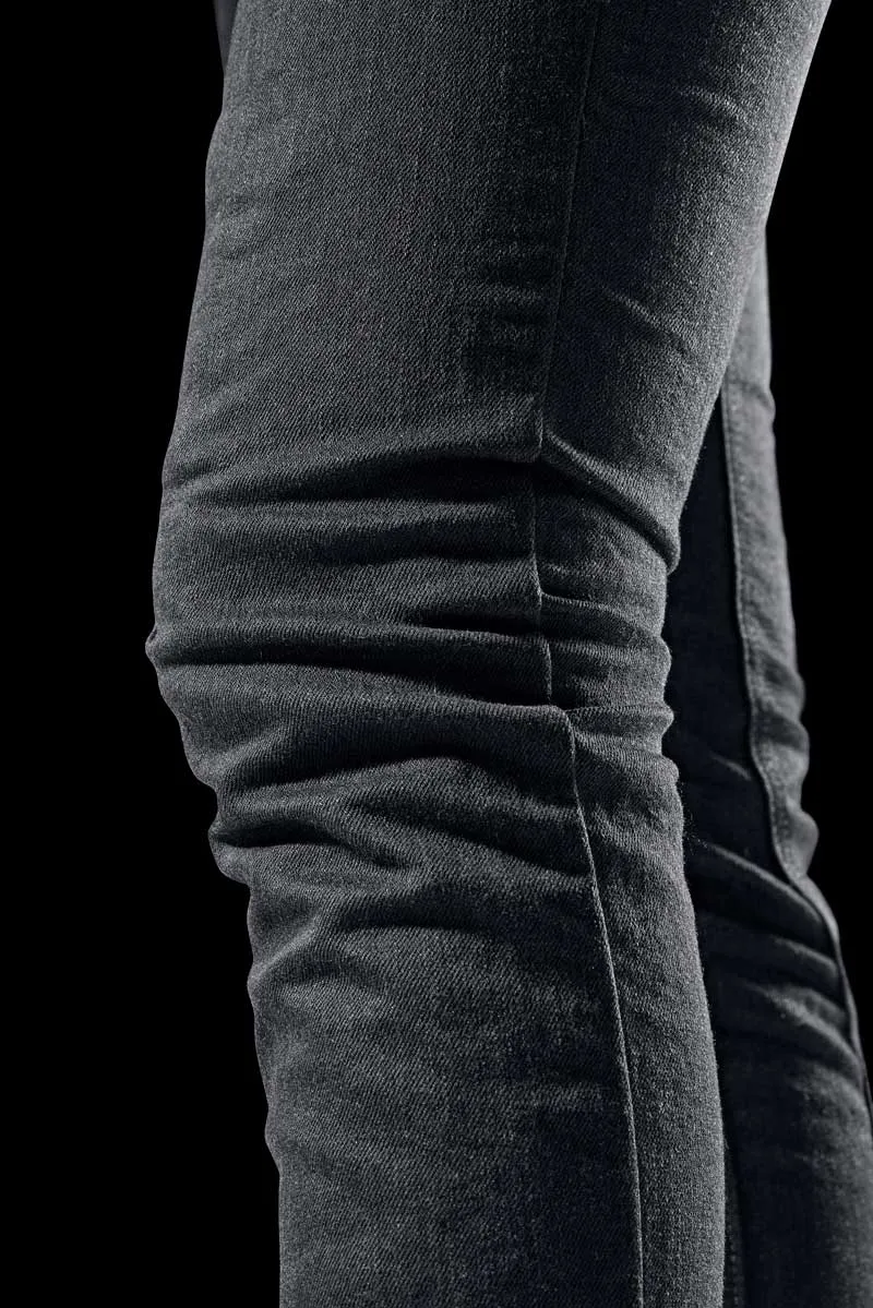 Pantalon Moto Femme Furygan NIKITA X KEVLAR® MOM FIT Carbone — CE AA | Été