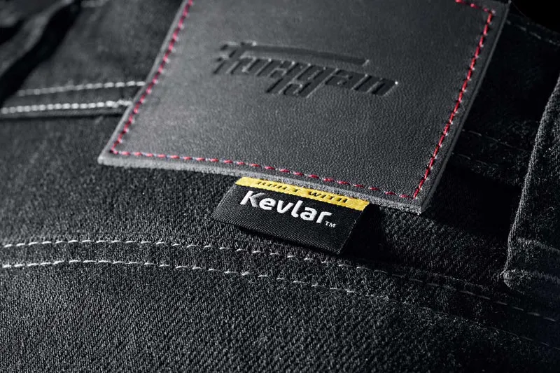 Pantalon Moto Femme Furygan NIKITA X KEVLAR® MOM FIT Carbone — CE AA | Été