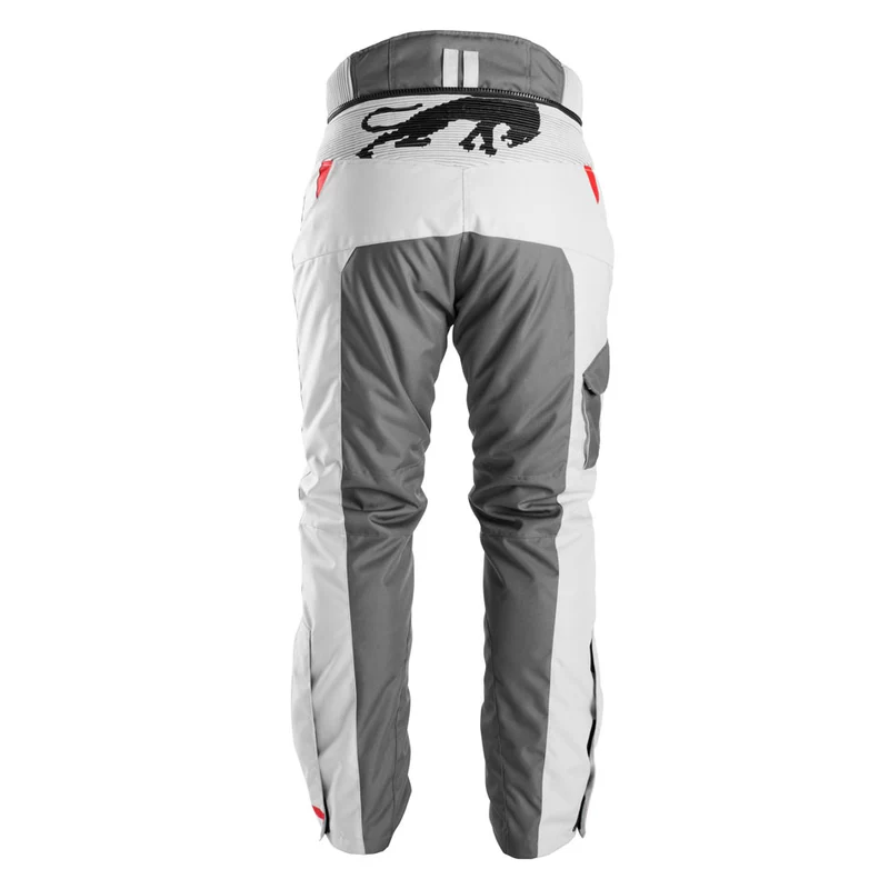 Pantalon Moto Homme Furygan KILLINGTON Gris-Pearl-Rouge — CE AA