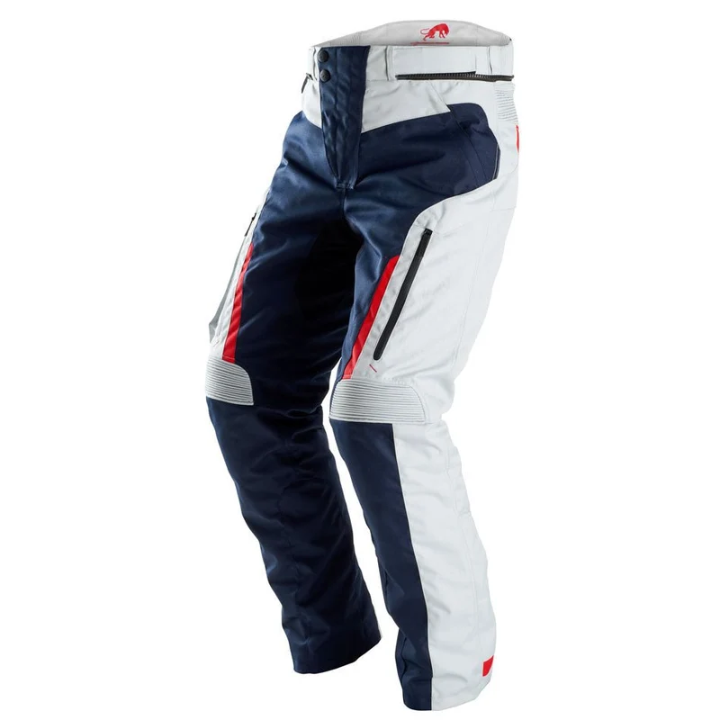 Pantalon Moto Homme Furygan KILLINGTON Bleu-Pearl-Rouge — CE AA