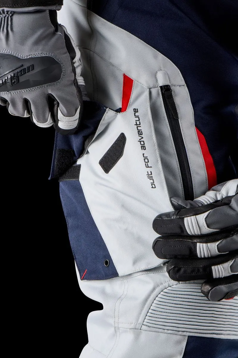 Pantalon Moto Homme Furygan KILLINGTON Bleu-Pearl-Rouge — CE AA