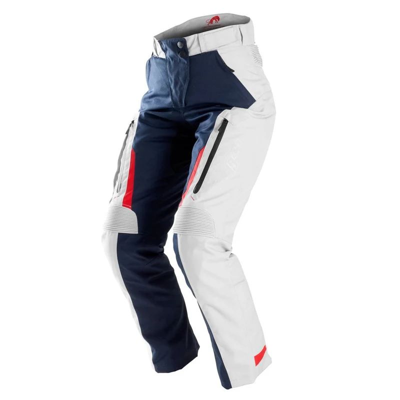 Pantalon Moto Femme Furygan KILLINGTON LADY Bleu-Pearl-Rouge — CE AA