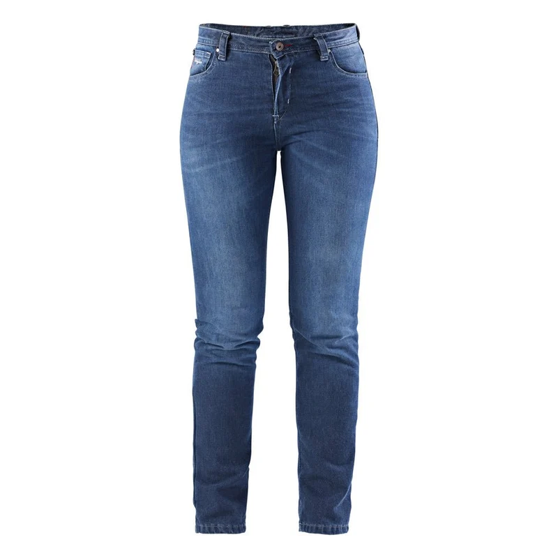 Pantalon Moto Femme Furygan KATE X KEVLAR® STRAIGHT Blue — CE AAA | Été