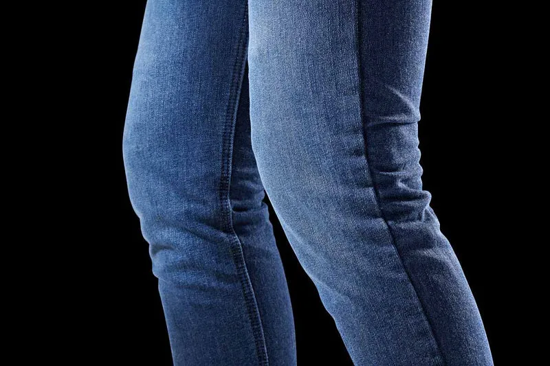 Pantalon Moto Femme Furygan KATE X KEVLAR® STRAIGHT Blue — CE AAA | Été