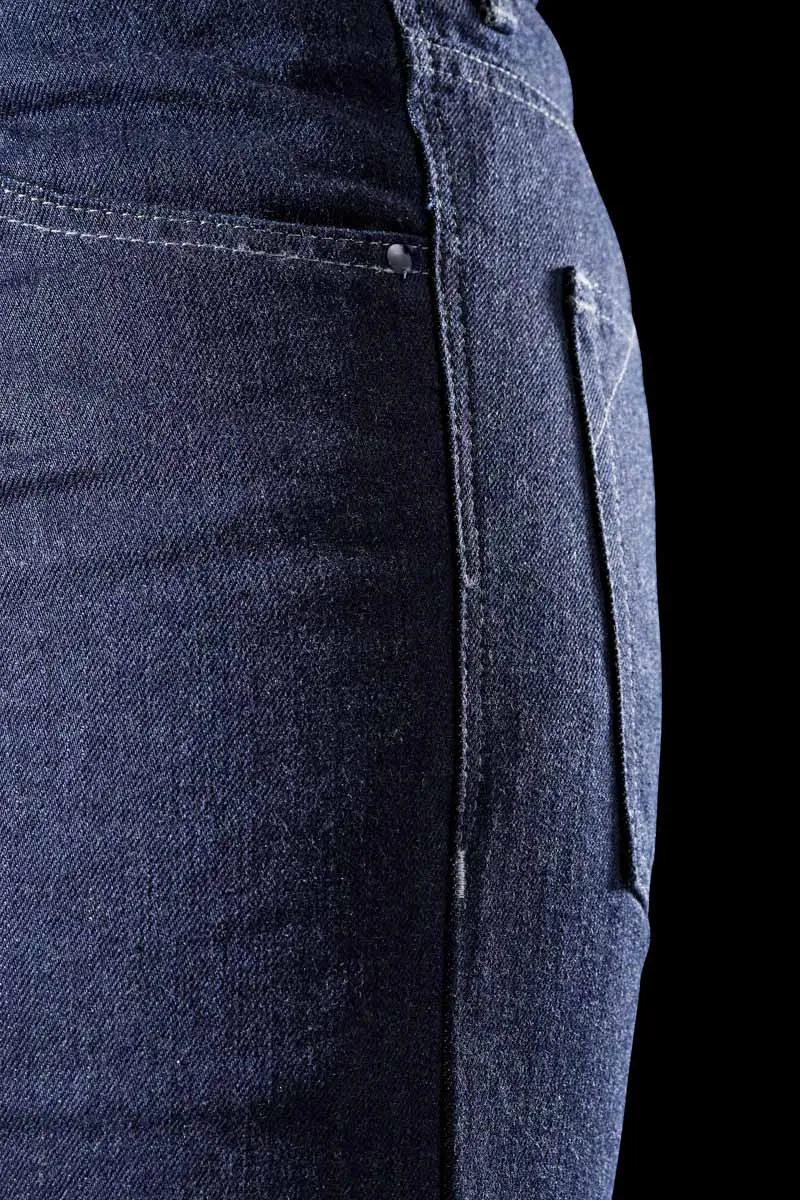 Pantalon Moto Homme Furygan KALVIN X KEVLAR® SLIM Dark-Blue — CE AA | Été