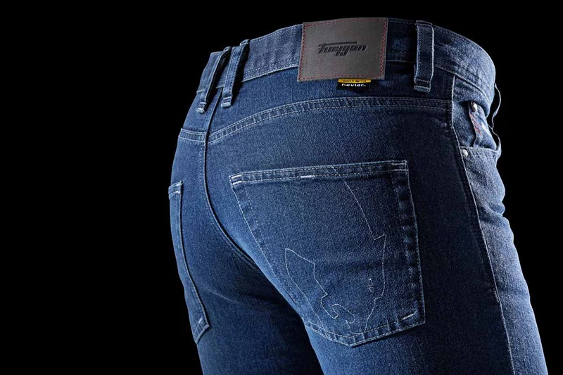 Pantalon Moto Homme Furygan K12 X KEVLAR® STRAIGHT Blue — CE AAA | Été