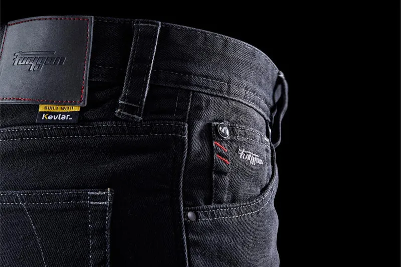 Jean Moto Kevlar Homme — Noir Straight | D3O® Ghost™ CE AA