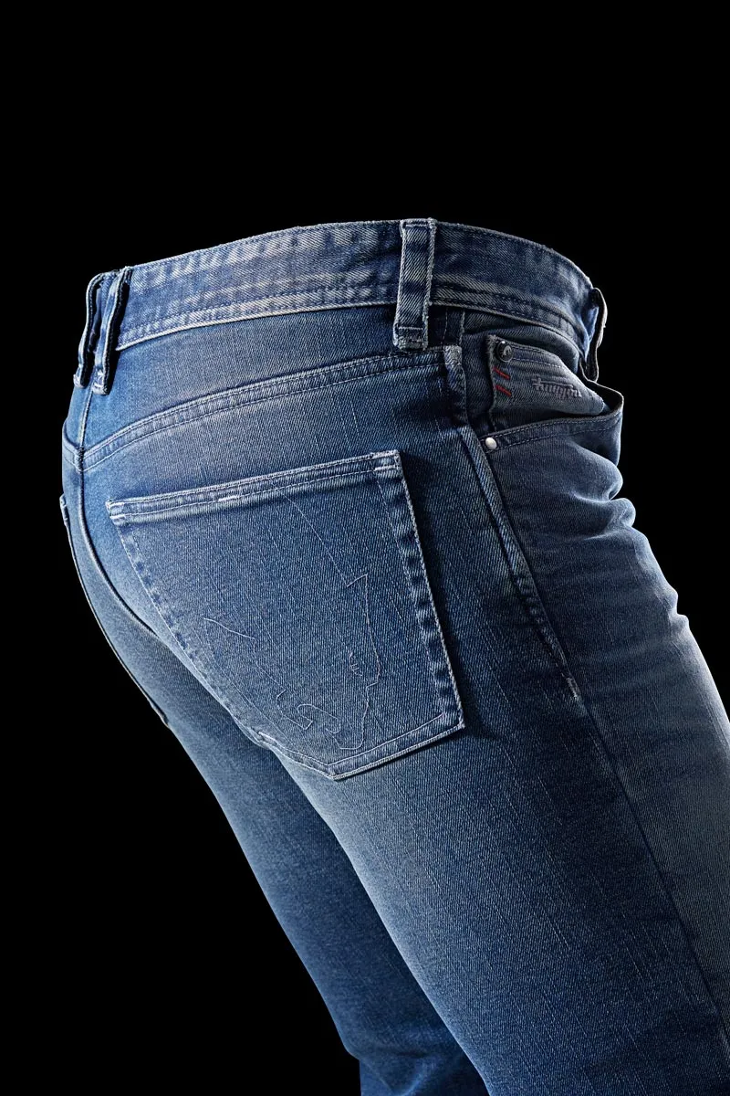 Jean Moto Kevlar Homme — New Dirty Straight | D3O® Ghost™ CE AA