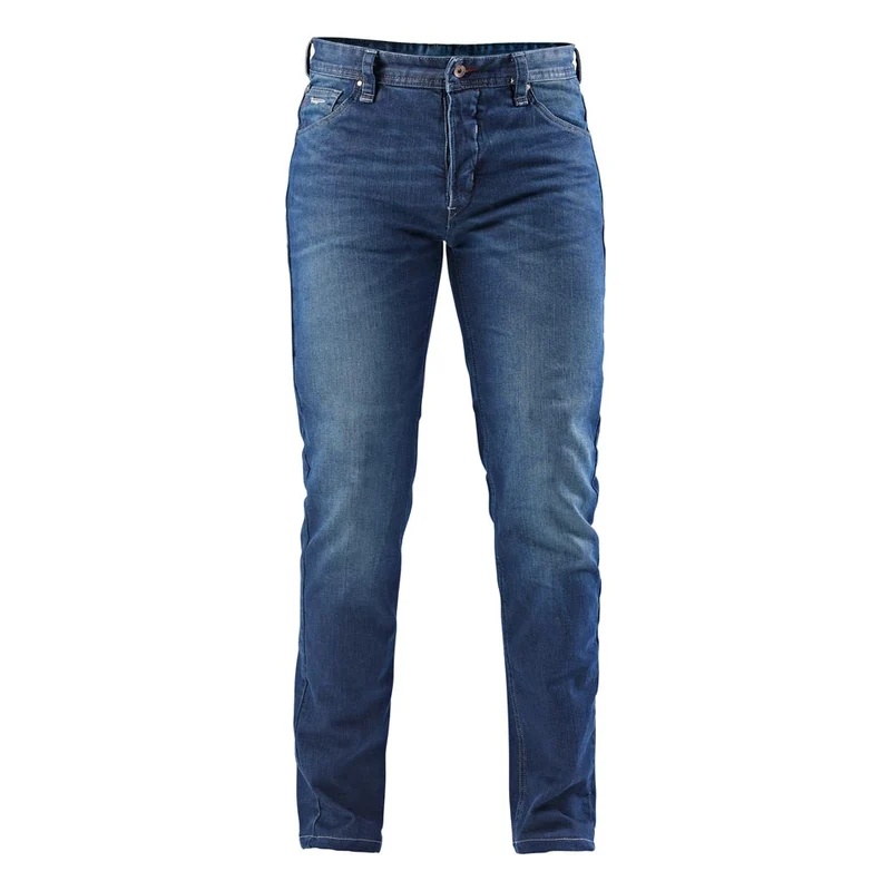Jean Moto Kevlar Homme — Medium Blue Straight | D3O® Ghost™ CE AA