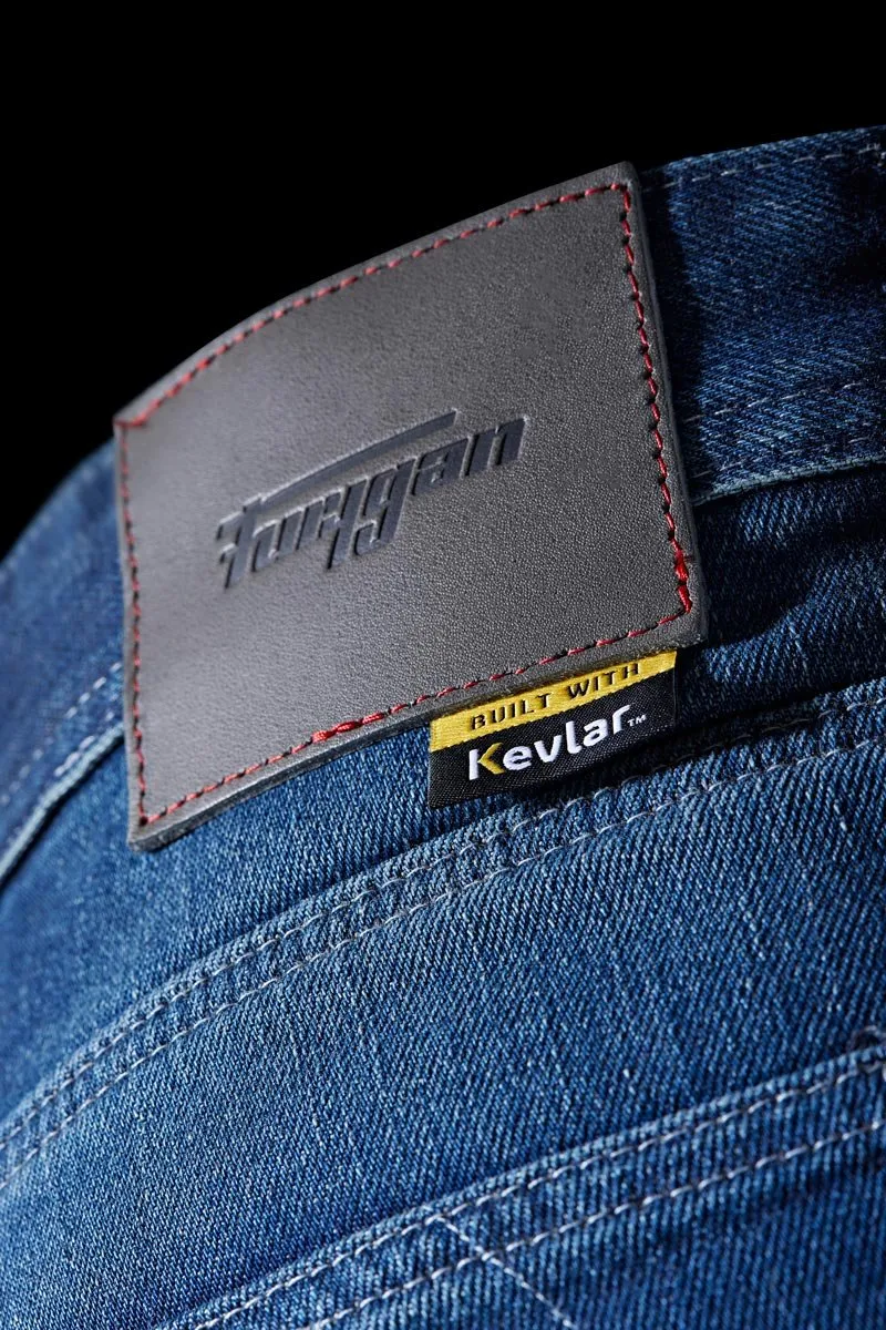 Jean Moto Kevlar Homme — Medium Blue Straight | D3O® Ghost™ CE AA