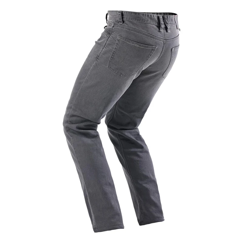 Jean Moto Kevlar Homme — Gris Straight | D3O® Ghost™ CE AA