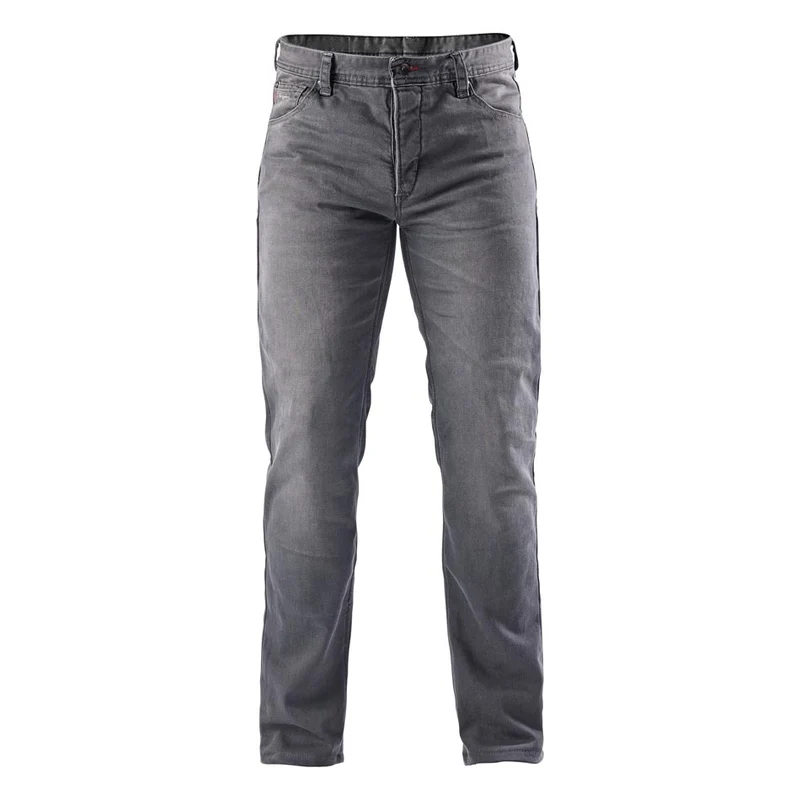 Jean Moto Kevlar Homme — Gris Straight | D3O® Ghost™ CE AA