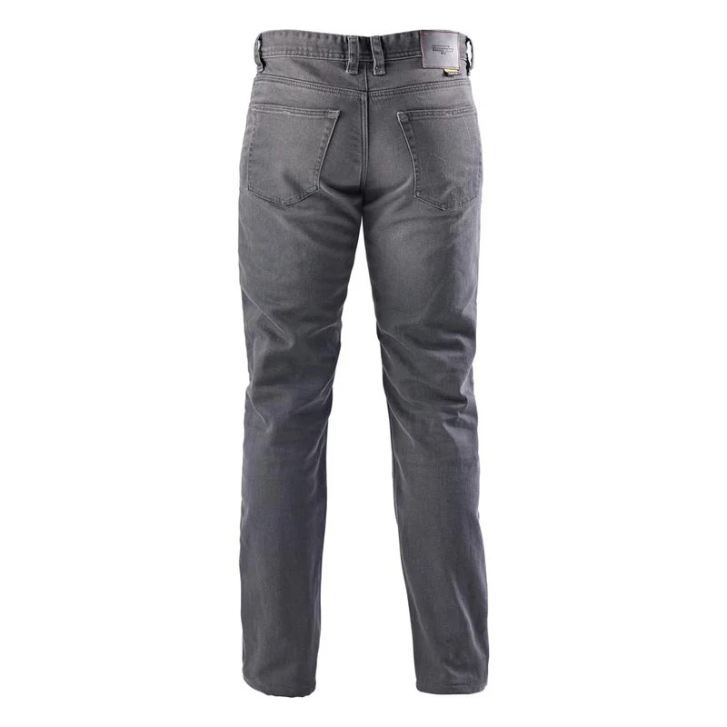 Jean Moto Kevlar Homme — Gris Straight | D3O® Ghost™ CE AA