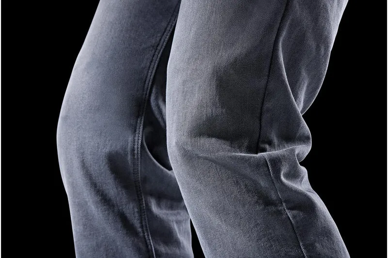 Jean Moto Kevlar Homme — Gris Straight | D3O® Ghost™ CE AA