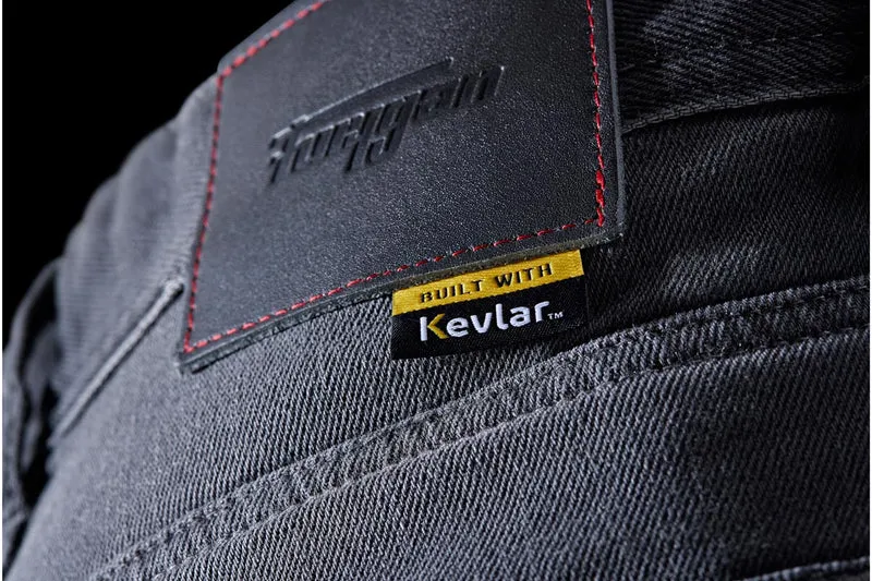 Jean Moto Kevlar Homme — Gris Straight | D3O® Ghost™ CE AA