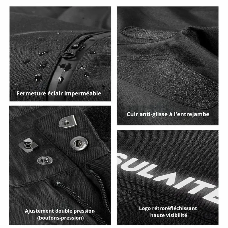 Pantalon Moto Textile imperméable — Protections CE Niveau 2 | SLT06