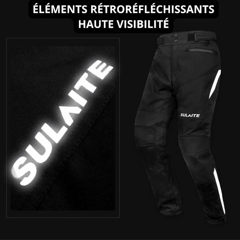 Pantalon Moto Textile imperméable — Protections CE Niveau 2 | SLT06