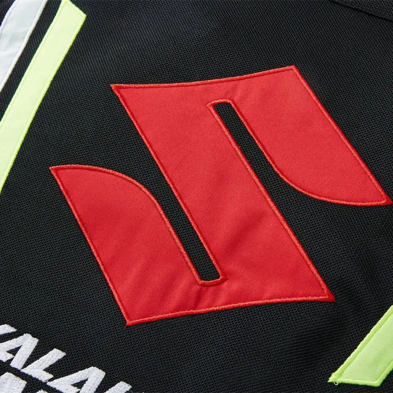 Blouson moto été | Suzuki Bleu et noir