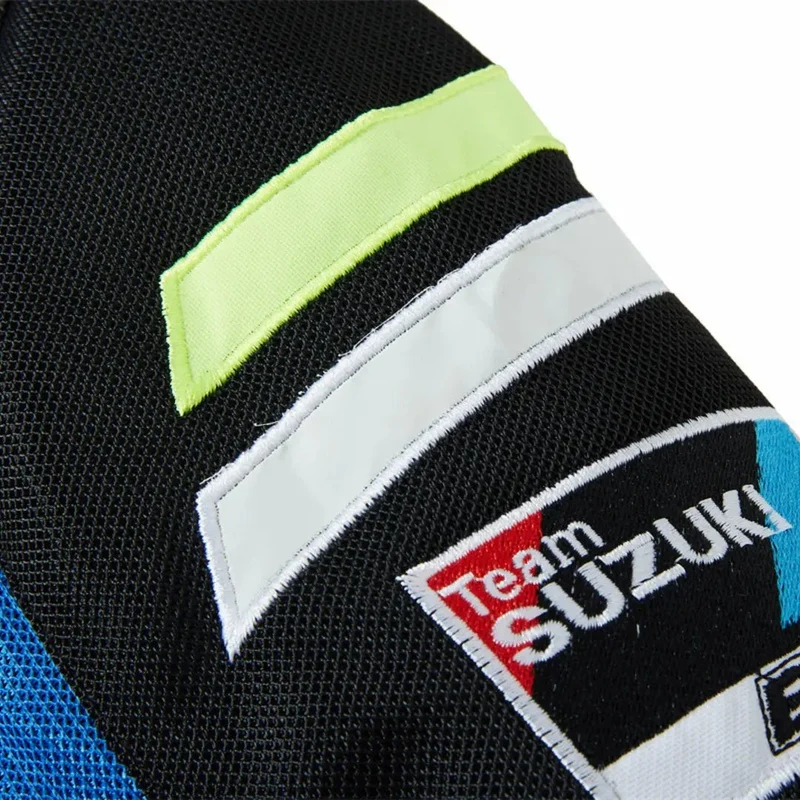 Blouson moto été | Suzuki Bleu et noir