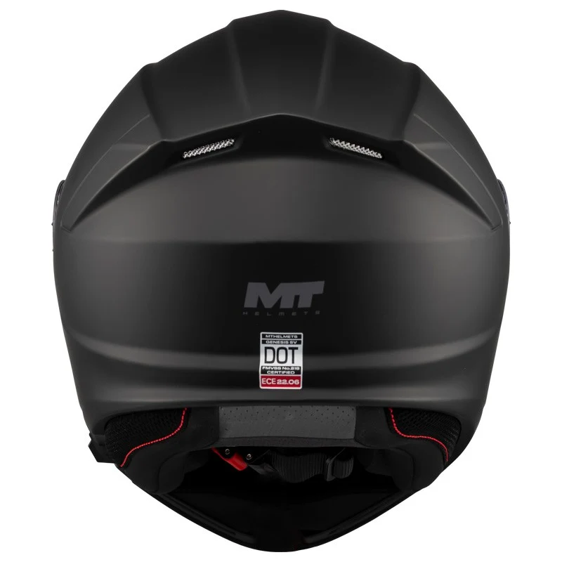 Casque Modulable MT Helmet Genesis SV Pure A1 Noir Mat - Homologué ECE 22.06