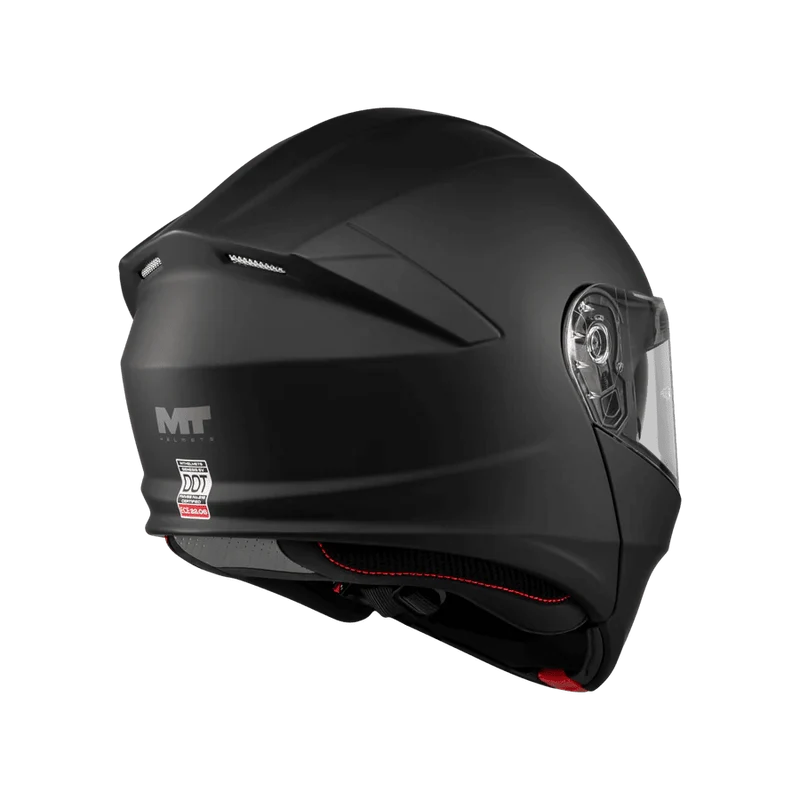 Casque Modulable MT Helmet Genesis SV Pure A1 Noir Mat - Homologué ECE 22.06