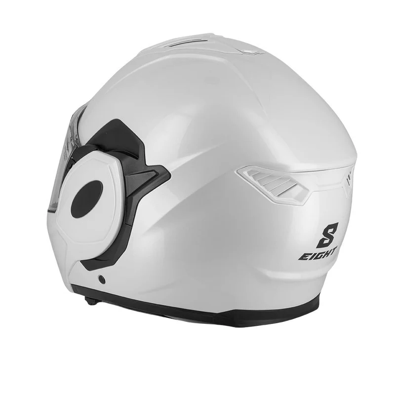 Casque moto modulable a 180° – Blanc Brillant | ECE 22.06