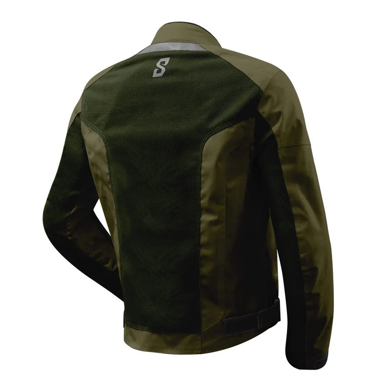 Blouson Moto Homme Été | Aéro-Flow “Kaki / Vert Olive”
