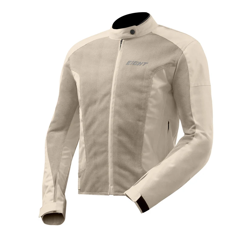 Blouson Moto Été Homme | Aéro-Flow blanc crème