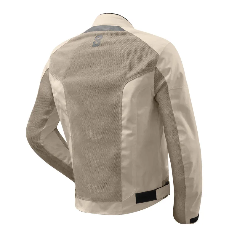 Blouson Moto Été Homme | Aéro-Flow blanc crème