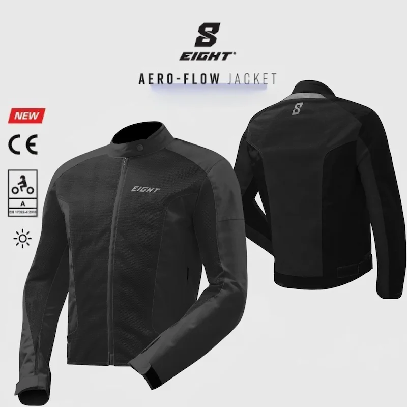 Blouson Moto été ventilé homme | Aéro Flow Noir
